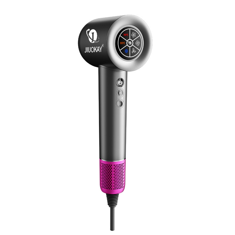 Grijz/Zwart/Oranje 110000 rpm High Speed BLDC Fast Drying Hair Dryer voor beschadigd haar