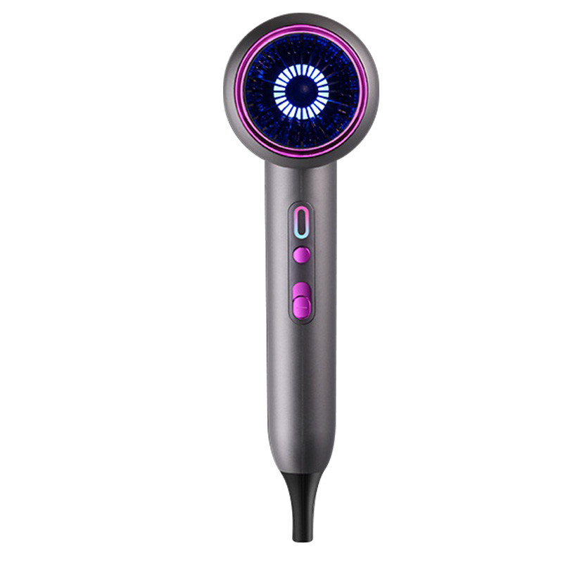 2400W haardroger met intelligente temperatuurregeling en geluidsreductie voor glad haar