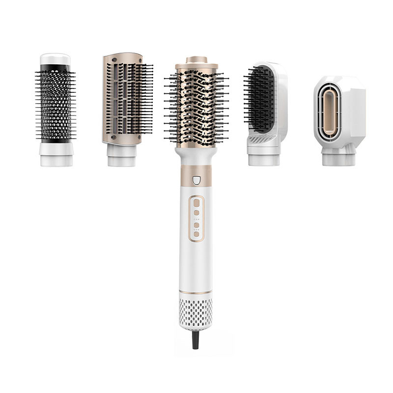Snel drogen 5 in 1 haarglijder Styler Warmte-isolatie Voor het voorkomen van krullend haar