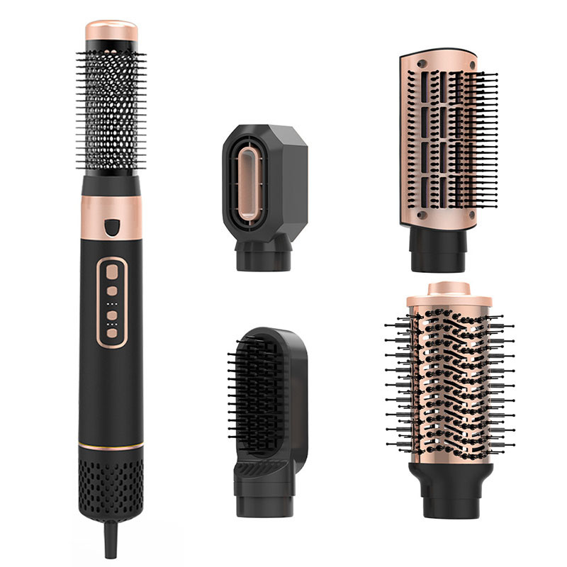 Snel drogen 5 in 1 haarglijder Styler Warmte-isolatie Voor het voorkomen van krullend haar