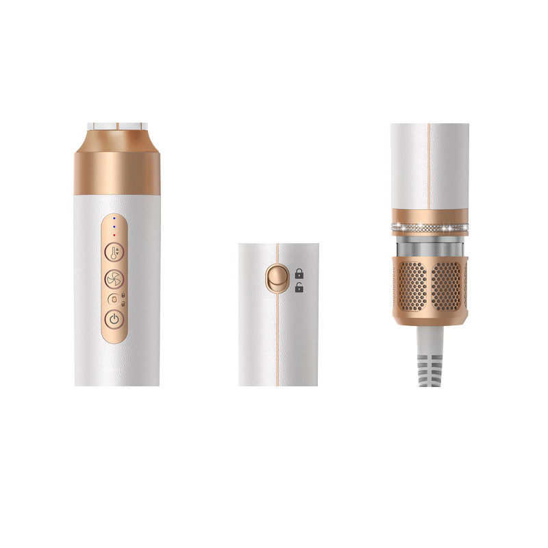 7 in 1 Laag geluid Haardroger Negatieve Ion Multi Functie Kapper Reparatie Haarborsel