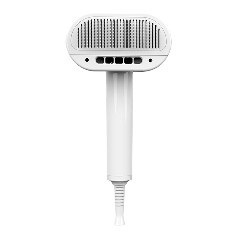 Witte hoge efficiëntie kattenhaardroger met 3 versnellingen Windsnelheid voor glad haar