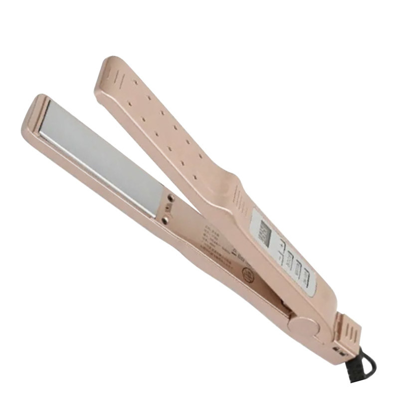 2 in 1 Reisgrootte Haarscherm en Curling Iron met veilig slot en verstelbare temperatuur