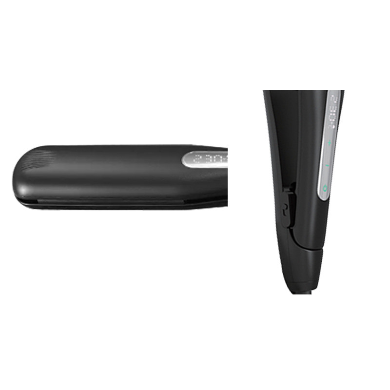 Zwarte salon 2 in 1 draagbare haardraaier met slim aanraakscherm LCD-scherm