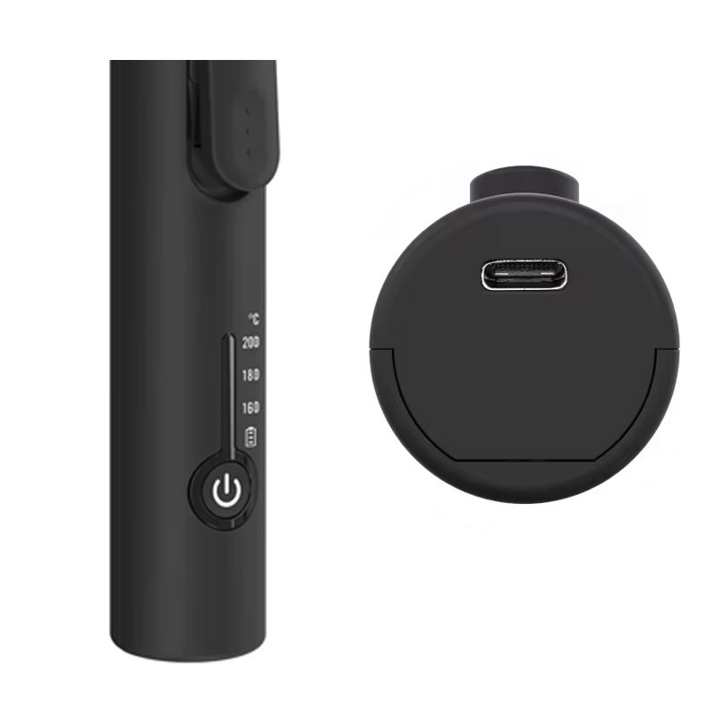 Draadloze USB oplaadbare elektrische haarkruller op ijzer draagbare draadloze