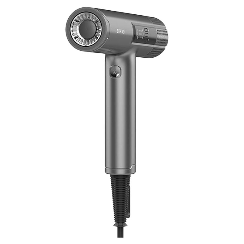 Draagbare Blow Hair Dryer Grijze Sterke wind Warme lucht Haarbescherming styling tool