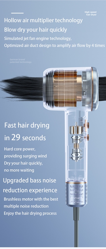 Haardroger Cool Shot Button High Speed Voor thuisreizen of cadeautjes