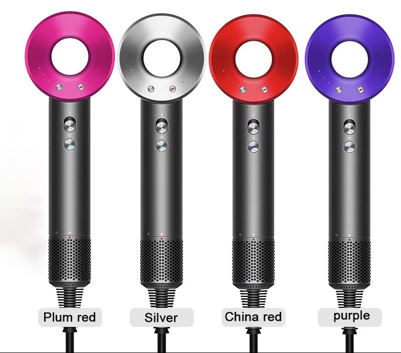 Roze Rood Professionele Reis Blow Dryer Aanpasbare Kleur Voor Huishouden