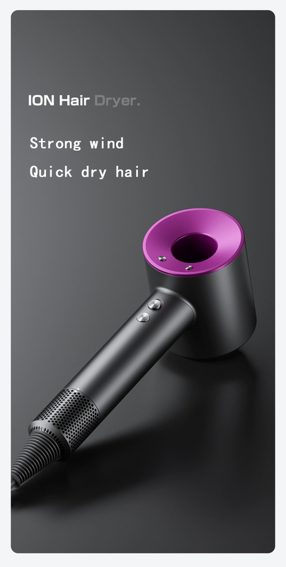 Roze Rood Professionele Reis Blow Dryer Aanpasbare Kleur Voor Huishouden