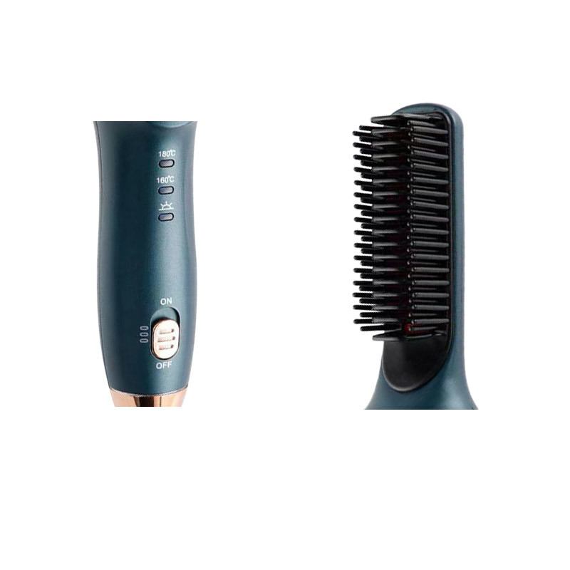 Dagelijkse styling Elektrische rechte borstel met lichte spanning voor natuurlijk glanzend haar