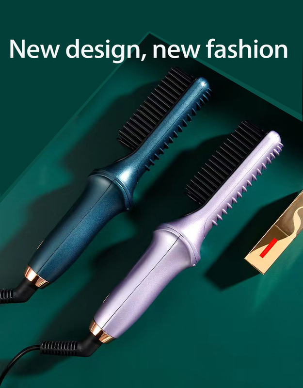 Dagelijkse styling Elektrische rechte borstel met lichte spanning voor natuurlijk glanzend haar