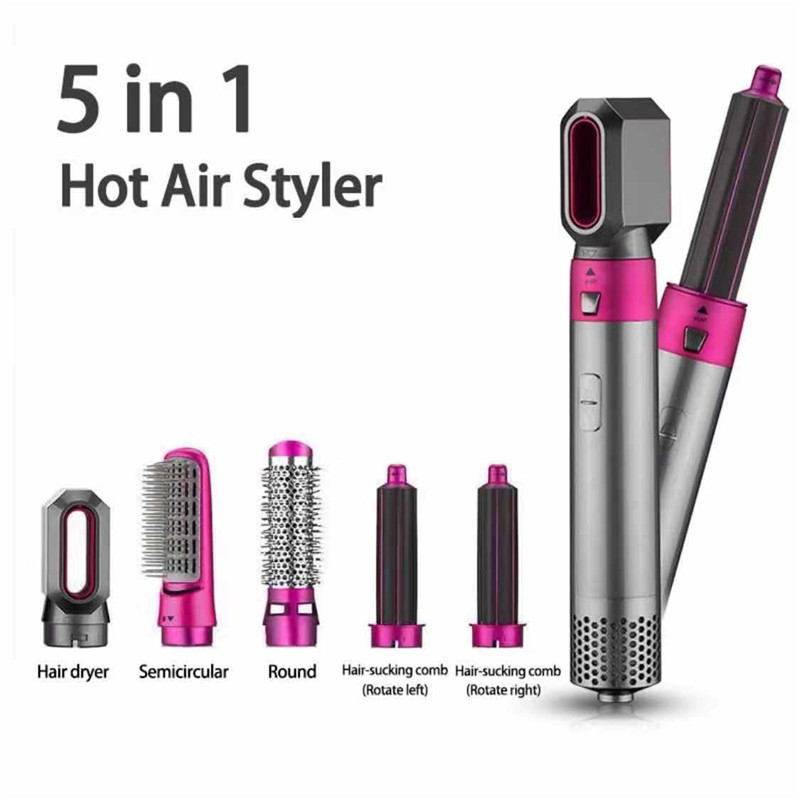 500W nieuw ontwerp Groothandel lage prijs Multi Functie Air Wrap Ledendoos Automatische Warmluchtborstel