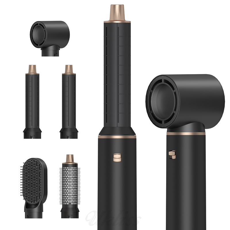 5 in 1 Zwarte cadeaubon Haardroger One Step Professionele Negatieve Ion Multi Function Styler