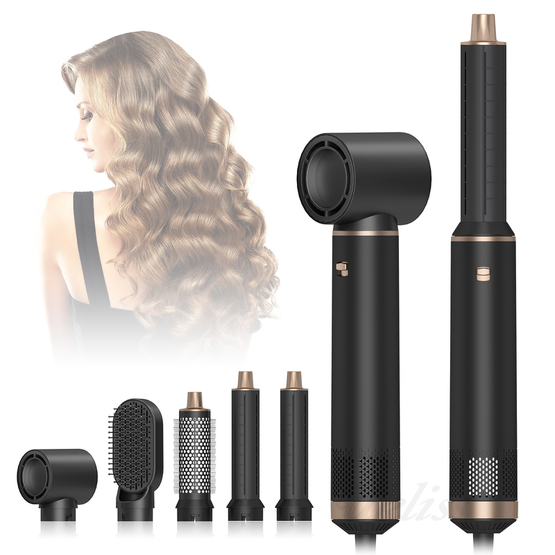 5 in 1 Zwarte cadeaubon Haardroger One Step Professionele Negatieve Ion Multi Function Styler
