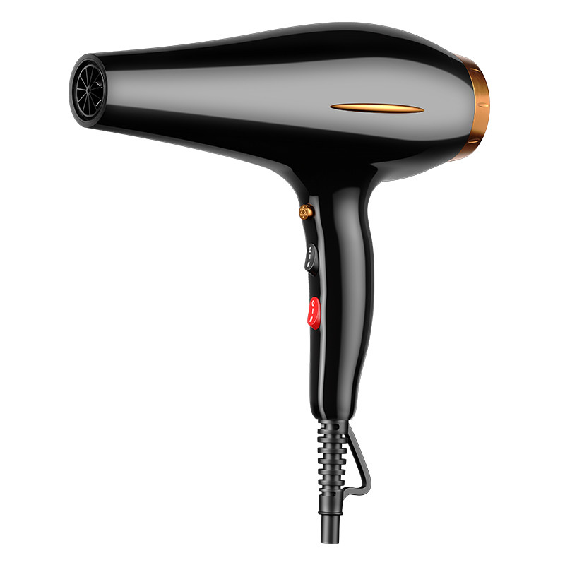 Ergonomisch handvat Elektrische haardroger met geluidsreductie en grote metalen luchtinlaat