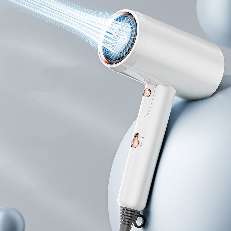 2400W motor blauw licht negatieve ionen haardroger met 2 warmteinstellingen en accessoires