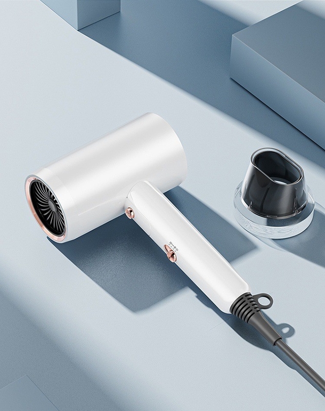 2400W motor blauw licht negatieve ionen haardroger met 2 warmteinstellingen en accessoires
