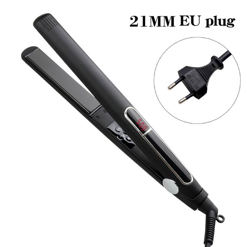 65W MCH 2 in 1 haarglijder LCD-scherm Flat Iron Multi Function Hair Curler met 3 maatpaneel