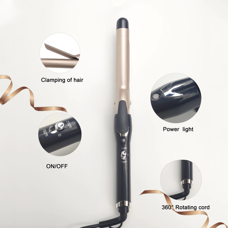 45W haarkrullers negatieve-ion aluminium verzorging Big Wand Wave Curling Iron Fast Heating Hair Styler