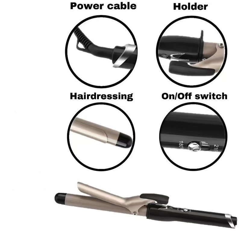 Anti-Frizz elektrische haarkruller met hogesnelheidsmotor en negatieve-iontechnologie