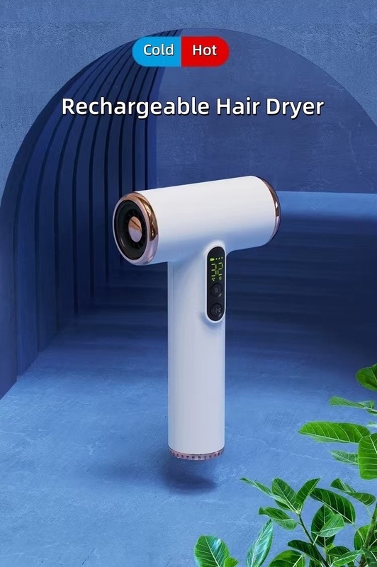 Reisgrootte 200W accu aangedreven draadloze haardroger met lage geluidsprestaties