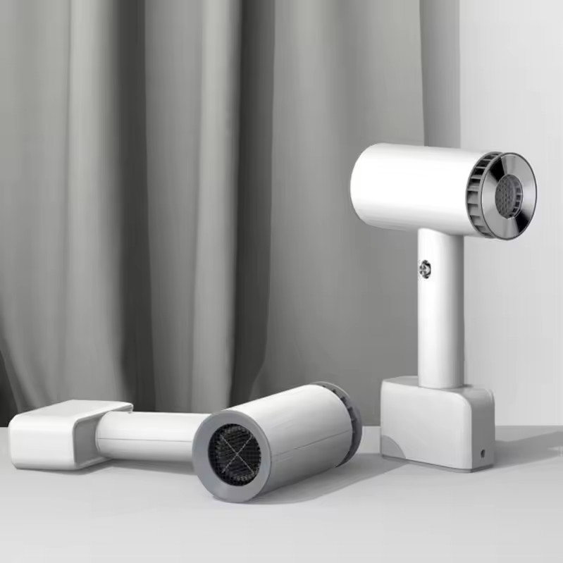 Aanpasbare draadloze haardroger met LCD-scherm en hoge concentratie negatieve ionen