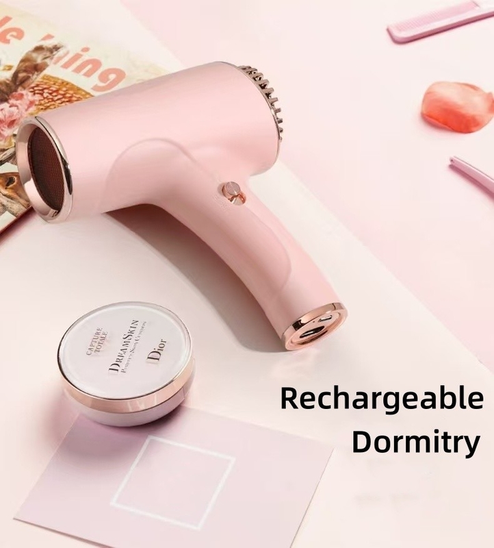 Professionele USB draadloze mini haardroger Draagbare oplaadbare lage geluid buitendroger voor kunst examen