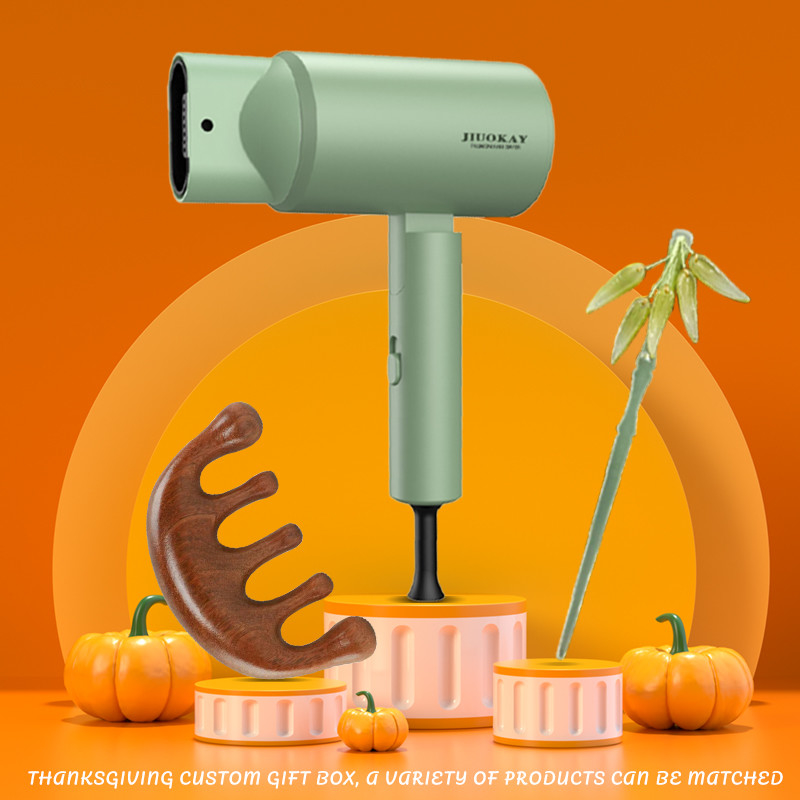 Festival cadeau doos set aangepast haardroger curling wand set met 1M power cord concentrator mondstuk