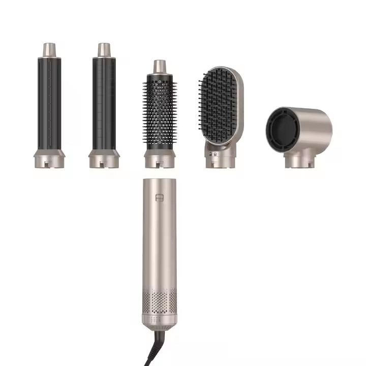 5 in 1 elektrische haarstyling tool Custom Logo LED multifunctionele haarkruller set met 1000W Power en 1.8m kabel lengte