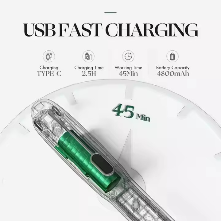 Oplaadbare 2 in 1 draadloze haarglijder draadloze haarglijder curling met 4800mAh batterij en multi temperatuur