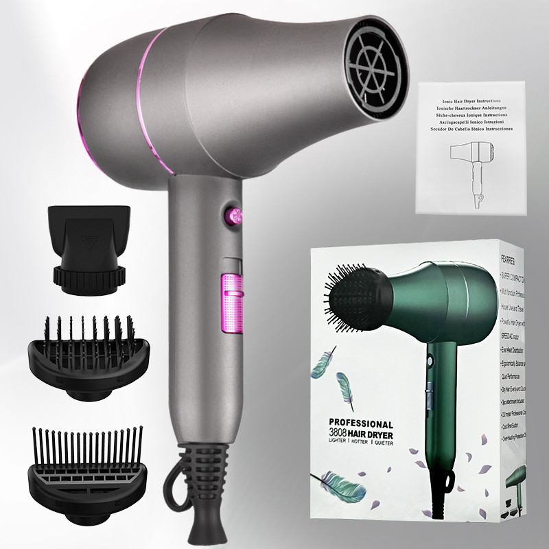 Professionele salon haardroger met super sterke windsnelheid en wetenschappelijke haarverzorging design haardroger