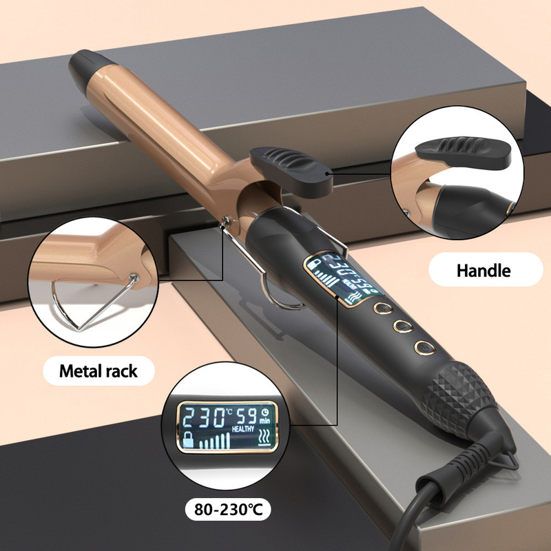 60W Fast Curling LED Display Multi Temp Gears Haarkruller Voor Professionele Salon
