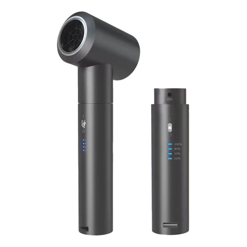 Draadloos buitenoplaadbaar TYPE-C snel opladen Haardroger Gewelddadige ventilator voor dik haar