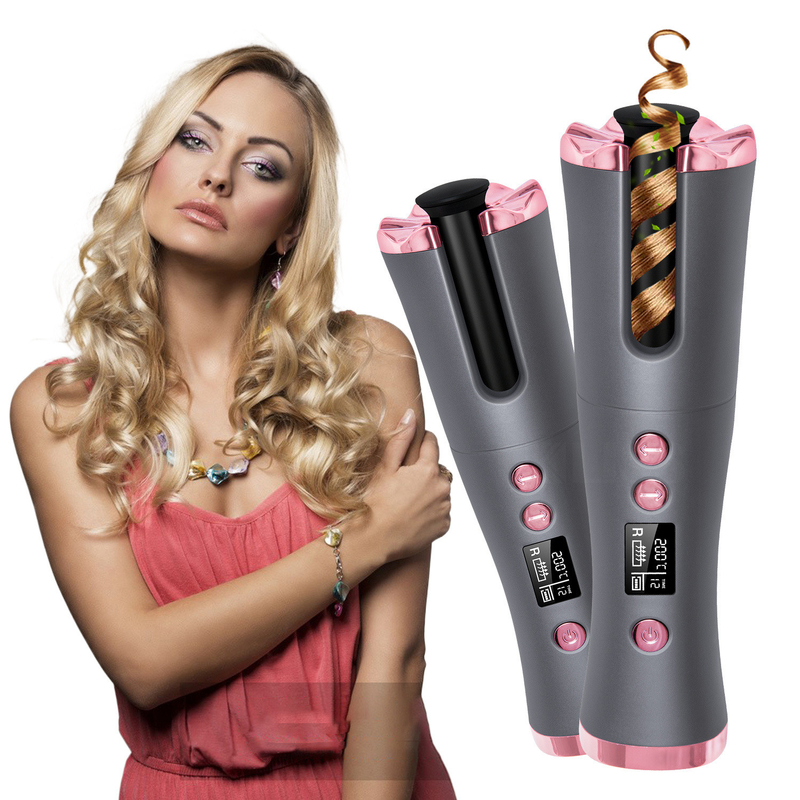 15W draadloze automatische haarkruller draagbare type-C oplaadbare snelle verwarming Compact ontwerp
