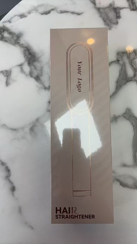 45W haarglijder kam Anti-brandende haarborstel negatieve-ioon styling kam Snel verwarmen 5 instelbare temperatuurniveaus