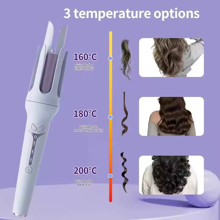 Haarkruller en -straightener met snelle opwarming