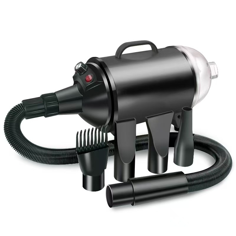 2 in 1 Huisdier Haardroger Vacuüm 2100W Huisdier Grooming Equipment met Stepless Wind Speed Level