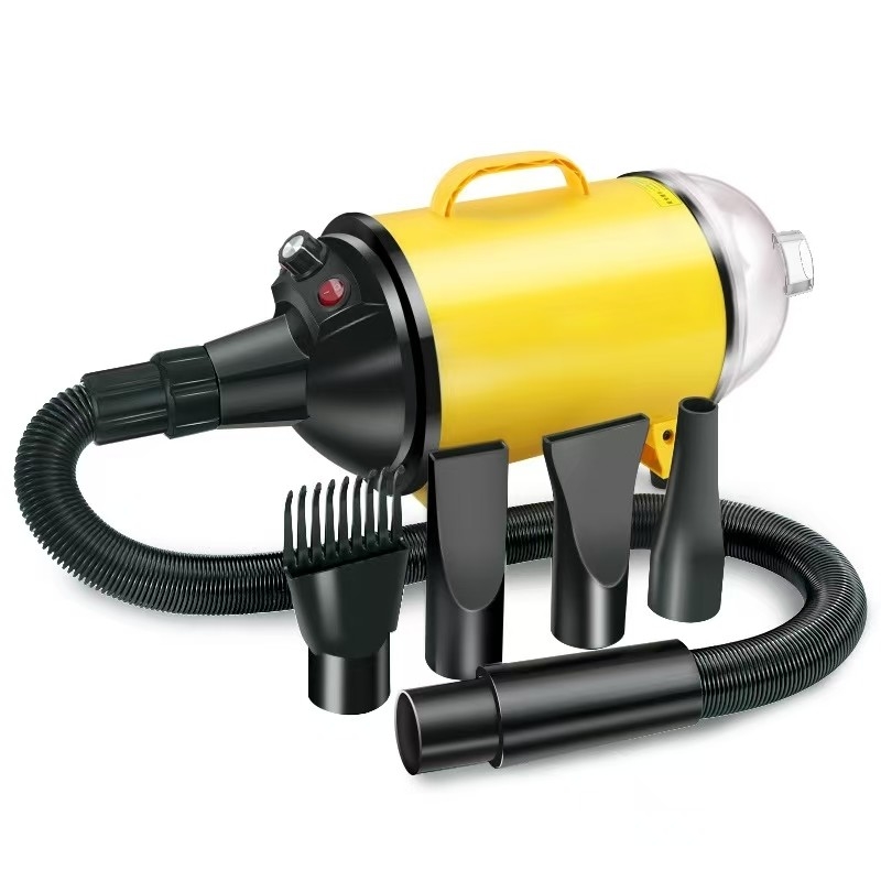 2 in 1 Huisdier Haardroger Vacuüm 2100W Huisdier Grooming Equipment met Stepless Wind Speed Level