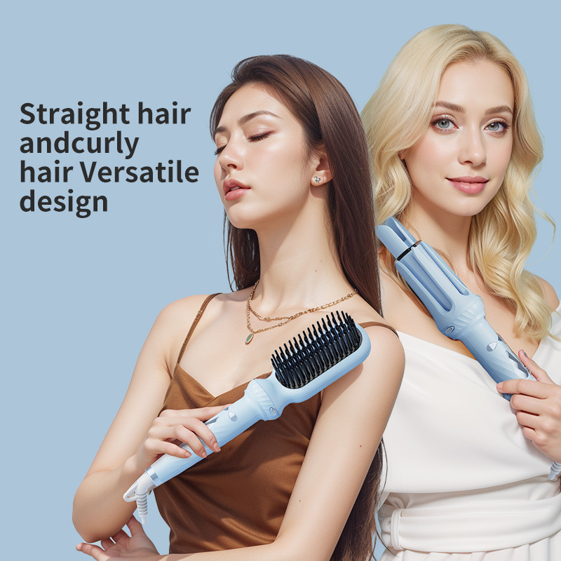 3-in-1 automatisch krulstrijker met piepwaarschuwing, haarstyling tool voor moeiteloze krullen en golven