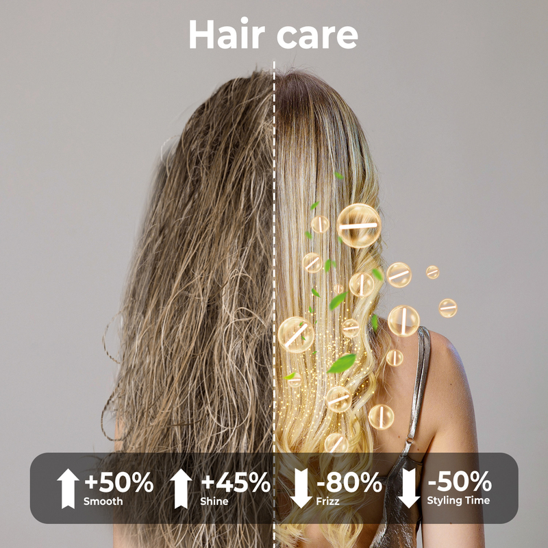 6 in 1 professionele warmluchtstiler krachtige haardroger & strekker set curling voluminering strekken