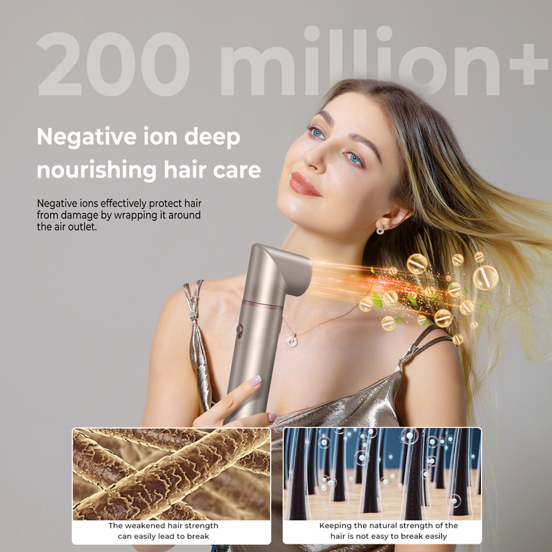 6 in 1 professionele warmluchtstiler krachtige haardroger & strekker set curling voluminering strekken
