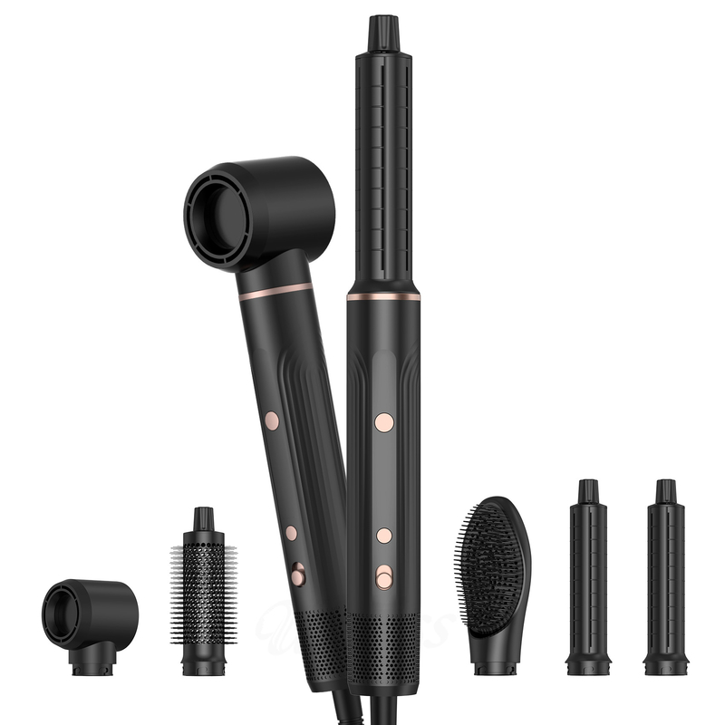 Professionele Warmlucht Styling Haardroger Borstel 5 in 1 Snelheid Negatief Ionisch Snel Drogen Koud 4 Gear Spanning 110V/50HZ 240V/60HZ