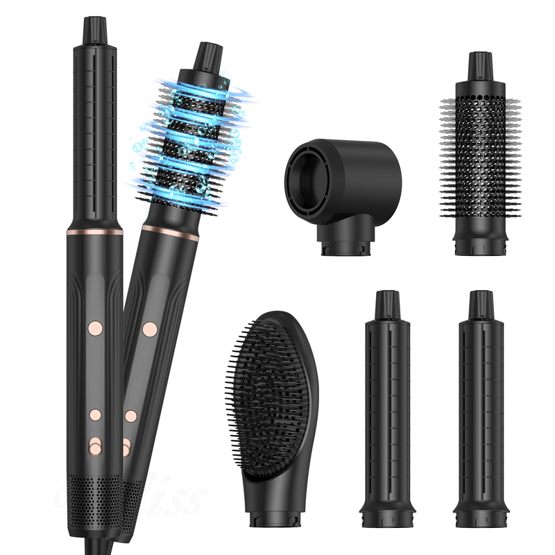 Professionele Warmlucht Styling Haardroger Borstel 5 in 1 Snelheid Negatief Ionisch Snel Drogen Koud 4 Gear Spanning 110V/50HZ 240V/60HZ