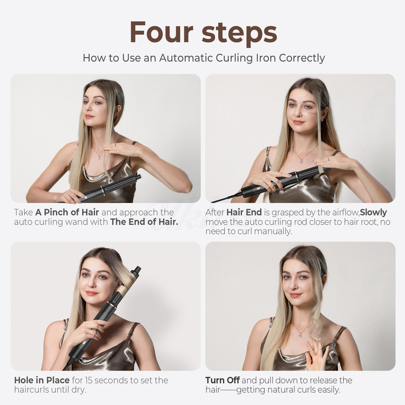 Professionele Warmlucht Styling Haardroger Borstel 5 in 1 Snelheid Negatief Ionisch Snel Drogen Koud 4 Gear Spanning 110V/50HZ 240V/60HZ
