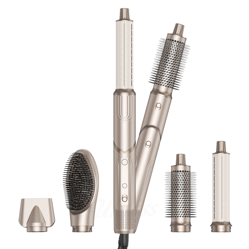 5 in 1 opvouwbare haardroger Windblow High-Speed Turbo Blow Dryer Brush Professional 500 miljoen Negatieve Ionen Haardroger