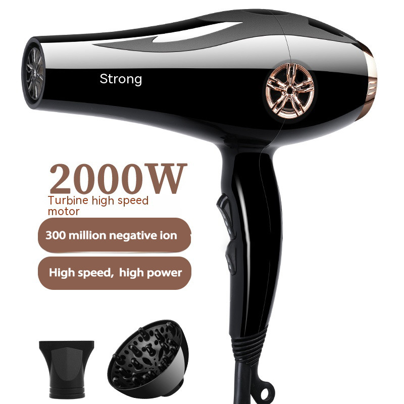 2000W High Speed Professional Multi Attachments Set Negatieve Ion Professionele Haardroger voor kapsalons met blauw licht