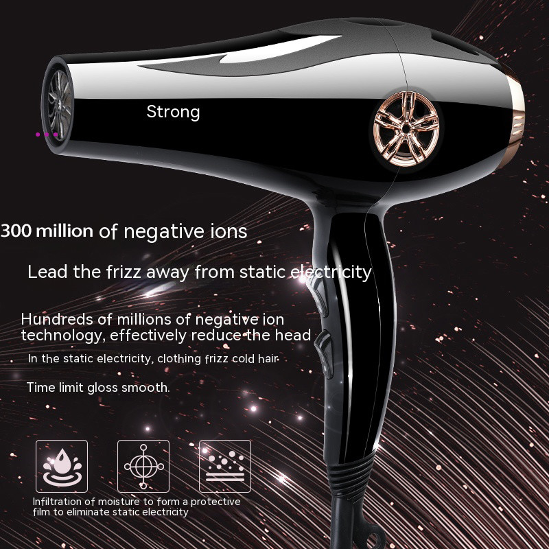 2000W High Speed Professional Multi Attachments Set Negatieve Ion Professionele Haardroger voor kapsalons met blauw licht